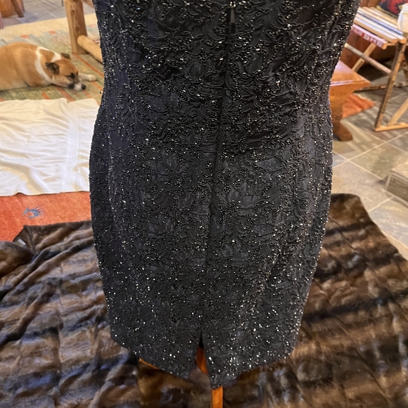 Carmen Marc Valvo Size 14 Strapless Dress & Jacket - Picture 2 of 7